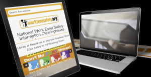 Work Zone Safety website promo screenshot